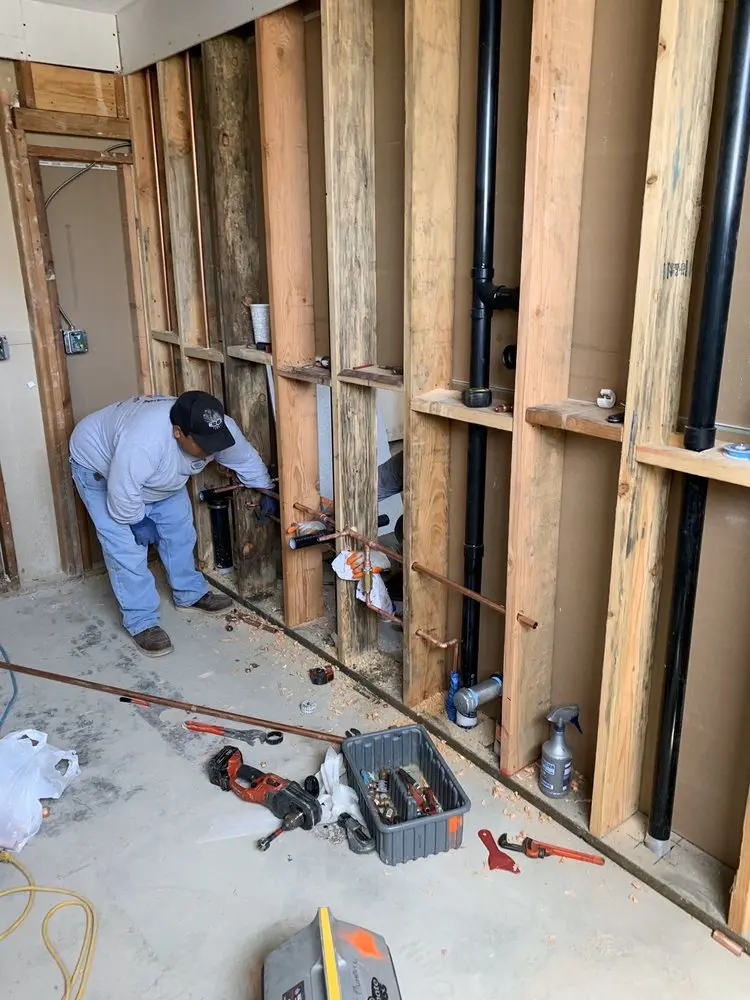 Commercial rough-in plumbing for Gas Line Repair in Sandusky